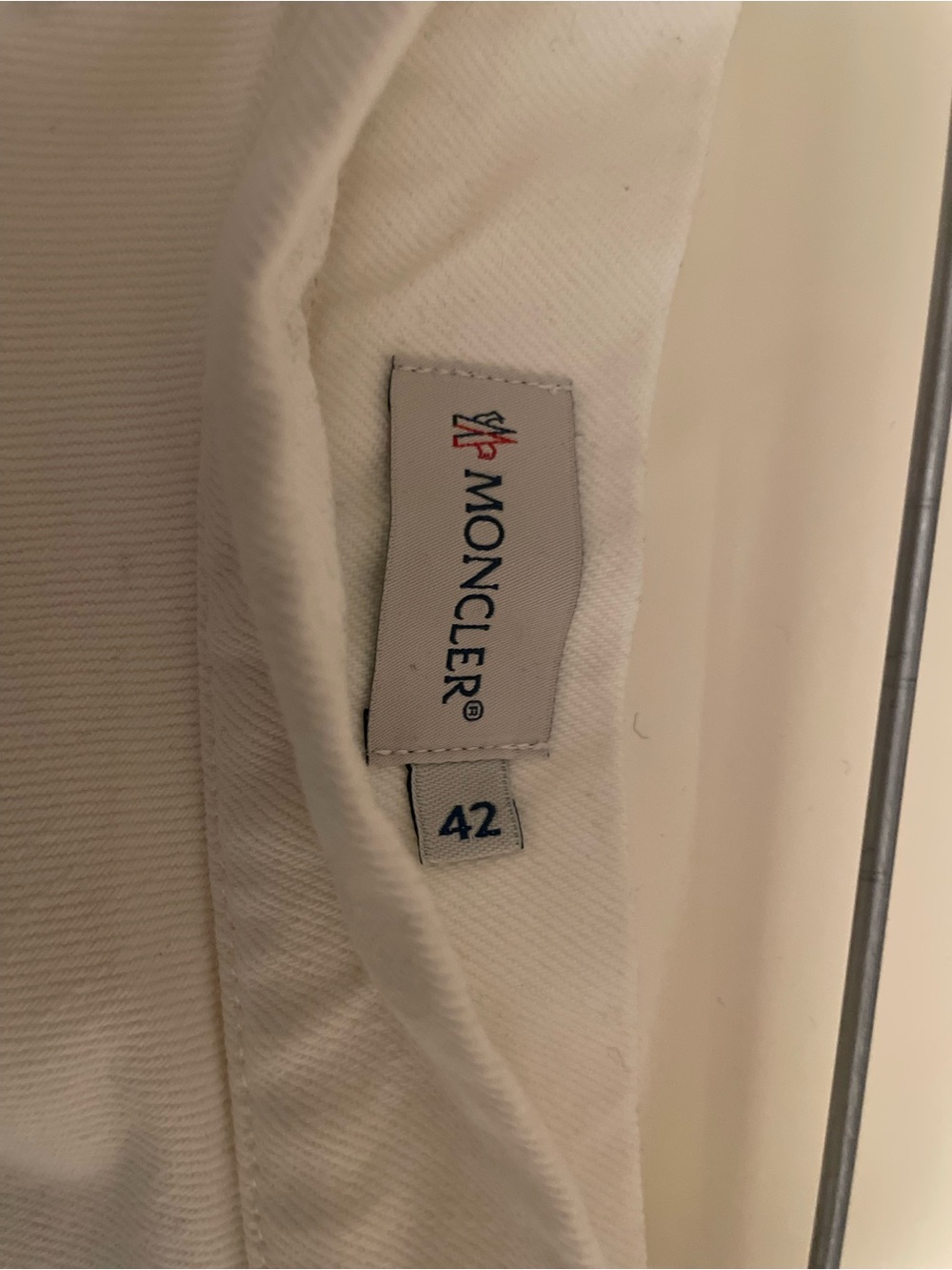Moncler Cream A-Line Midi Skirt